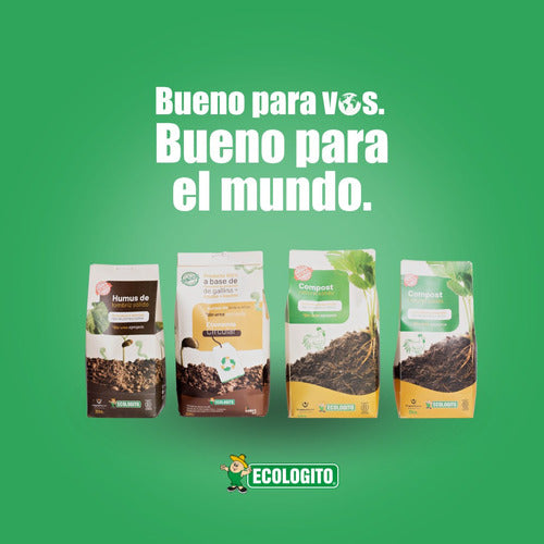 Compost Natural Sólido Ecologito Universo Binario 1