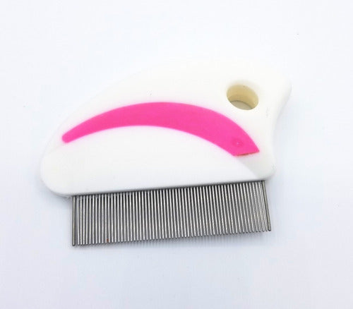Fine Stainless Steel Lice and Nit Comb 8x5cm 3