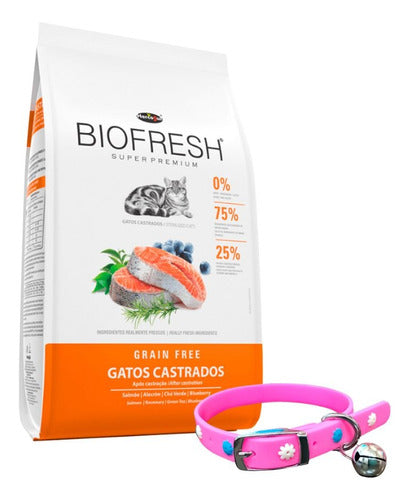 Biofresh Cat Food Castrated Adult 7.5kg + Gift Silicone Collar 0