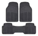 Oregon Universal Heavy Rubber Floor Mat Set - 3 Pieces for Car and Truck 0