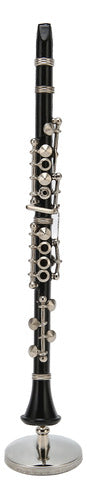 Modelo De Clarinete Em Miniatura De 16 Cm, Mini Decoração Pr 1