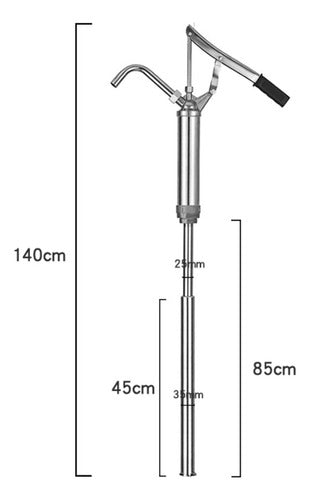 Bomba Manual Para Óleo Diesel 16l/min Tambor 200l - Vilubri 1