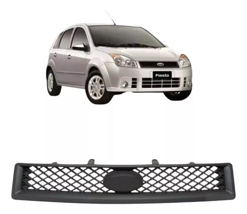 Retov Central Grill for Ford Fiesta 2007 2008 2009 2010 0