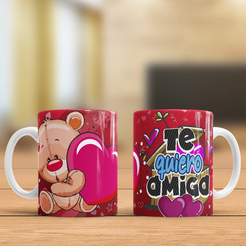 Diseños para Sublimar: Plantillas Diseños Tazas Dia Del Amigo Amor Amistad Amigas 1