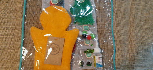 Kit De Títeres De Tela Para Armar. 2