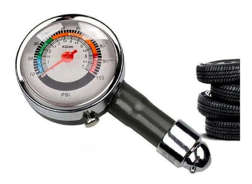 Trueno Herramientas Air Pressure Gauge Manometer Tire Control 1