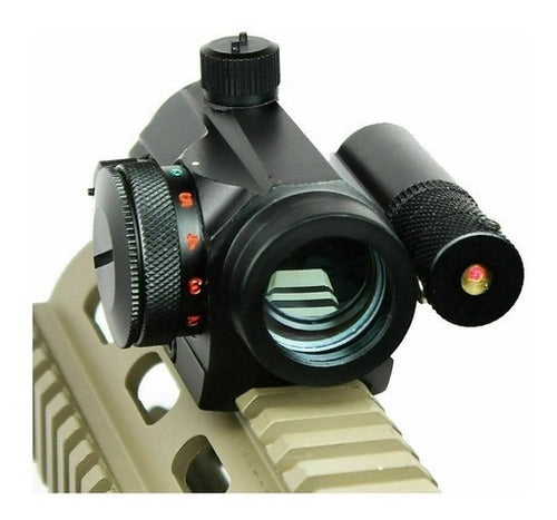 Lake Tactical Red Dot Sight with Laser Rail 11 and 22 Stock 1