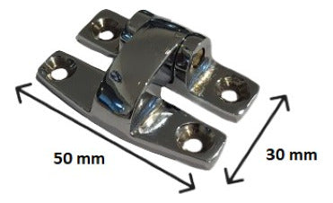 Bisagra Nautica B08 Buche De Bronce Cromado 2