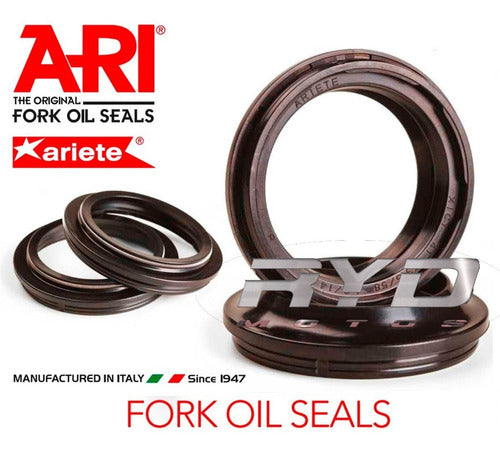 Pair of Yamaha YZ 125 250 Fork Seals by Ariete Italy 3