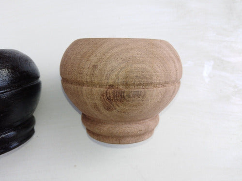 Large Onion Style Wooden Legs 3