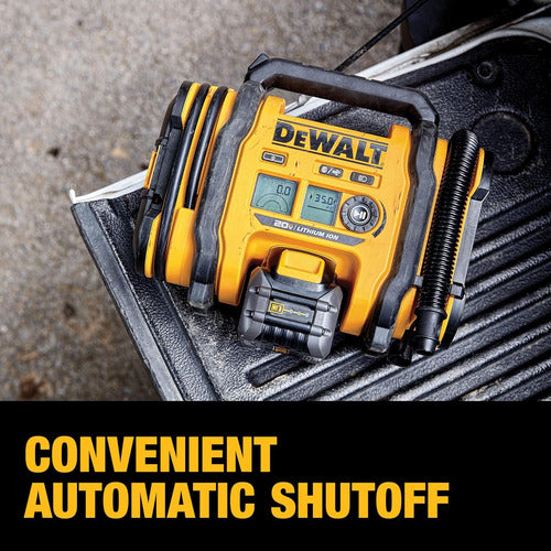 Inflador Dewalt Dcc020ib 20vmax Batería 12v Y Eléctrico 110v 5