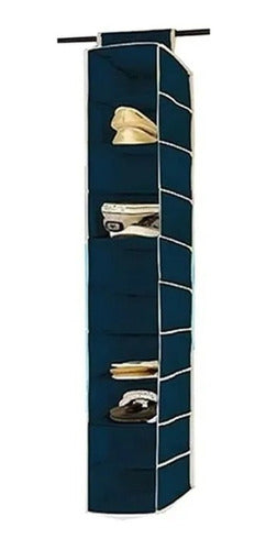 Cover Up Organizer Hanging 10 Shelves Black 1