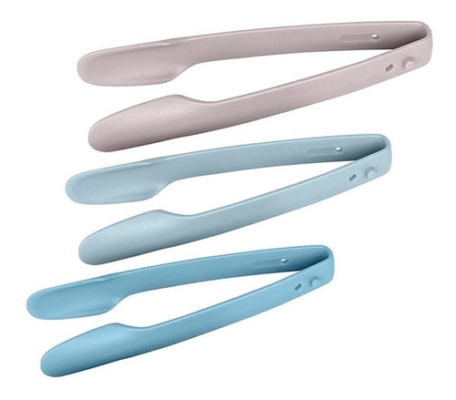 Practicosasuy Set of 3 Plastic Food Serving Tongs 0