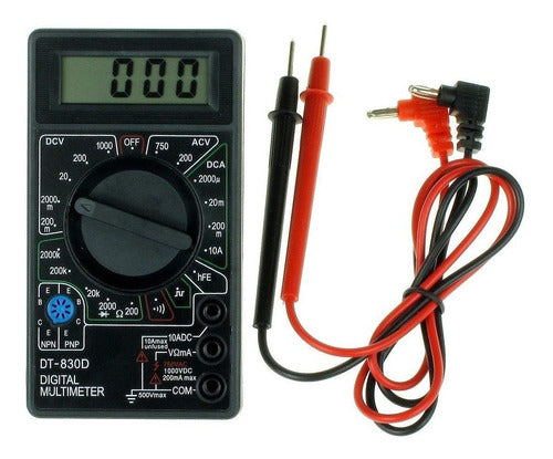 Megalite Digital Multimeter Tester Buzzer + Battery 0