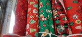 Assorted Fabrics: Faux Leather, Christmas Tablecloth, Tulle Batiste 9