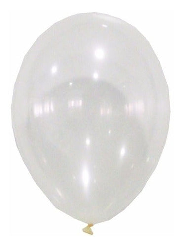 Globos Cristal 12 Pulgadas  X50u. - Bombucha 0