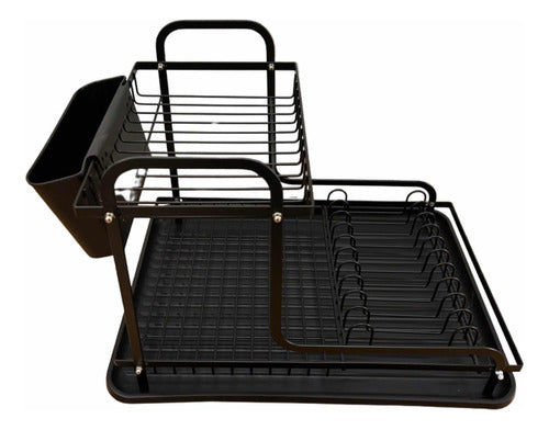 Metal Dish Drying Rack - Black 1