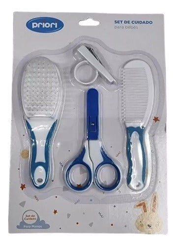 Priori Baby Care Set: Nail Clipper, Scissor, Brush, and Comb 2
