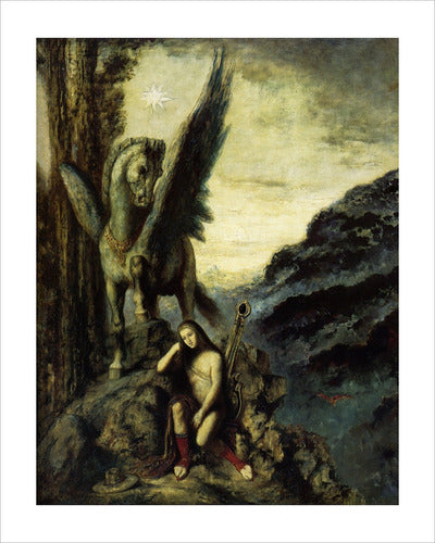 MyC Lamina Fine Art El Poeta Viajero Gustave Moreau 60x75 0