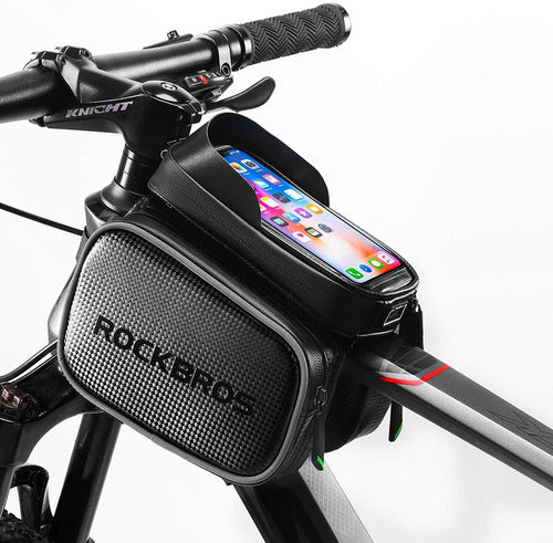 Rockbros Waterproof Bicycle Bag (Black) 0