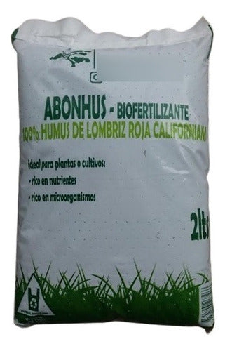 Abonum Organics Humus De Lombriz 100% Puro Y Natural - 2lt / Abono / Cultivo 0