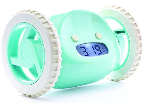 Clocky Reloj Despertador Ruedas Aqua 1