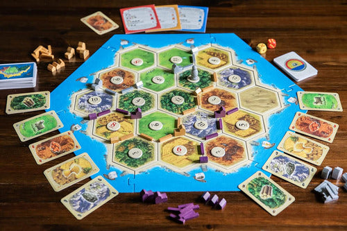 Repuesto Fichas Compatible Settlers Of Catan Oro Juego Mesa 7