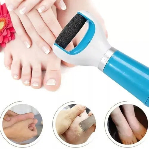 Pedi Care Electric Foot File Exfoliator with 3 Rollers 7