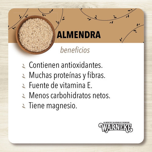 Harina De Almendras Con Piel - X 1kg - Calidad Premium 3