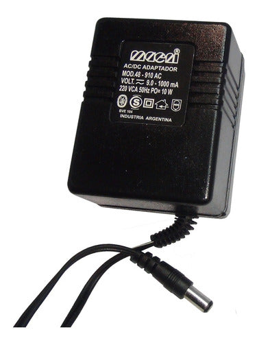 Transformador 9v 1a Ac  220v A 9v Corriente Alterna- Alterna 0