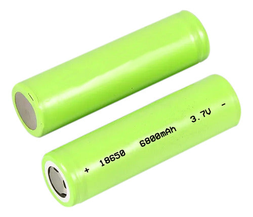 Pila Bateria 18650 Recargable X4 6800 Mah 3.7 Vol Linternas 3