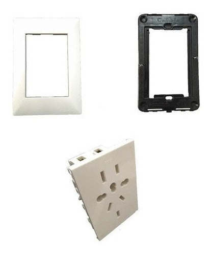 Cambre Light Switch Key Multiple Socket Siglo XXI 0