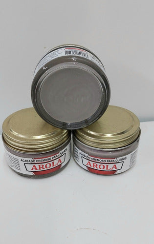 Solbril Crema Para Cuero Arola Pote 60 Cc Color Beige 1