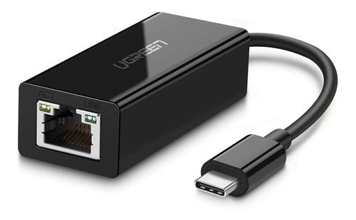 Adaptador Ugreen Tipo C/ethernet 10/100/1000m Gray 0