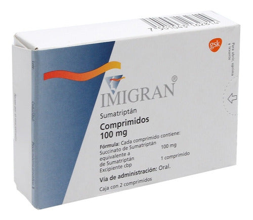 Imigran 100 Mg 2 Tabs 0