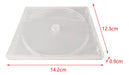 10x Capas Transparentes Para Cd, Capas Padrão Para Dvd, 1