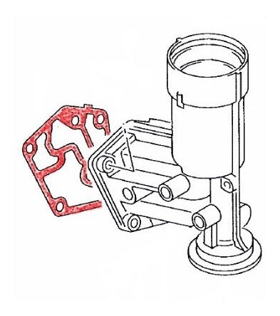 Kreisen Junta Soporte Filtro Aceite VW Vento Fox Suran Tiguan Passat 1