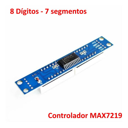 Módulo Display Max7219 7 Segmentos 8 Dígitos Arduino Rasp 1