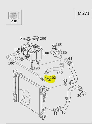 Frey Water Pipe Fitting W203 W221 1