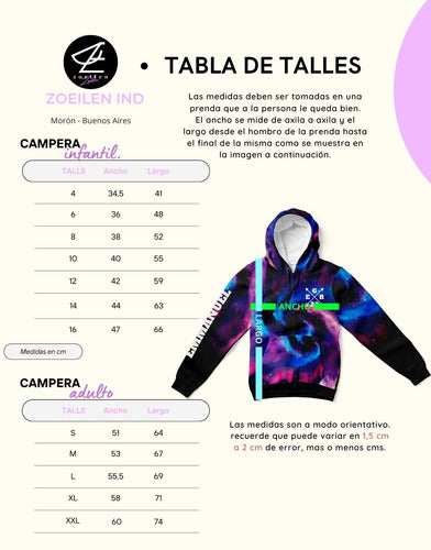 Zoeilen Ind Campera + Remera Egresados Jardin Niños Selva 5