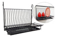 Pias Dish Rack with Tray for 16 Plates! For Bar Rail 0