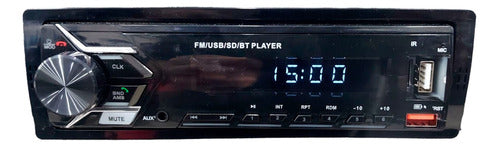 Genérica Radio Auto 1 Din Fm Bluetooth Mp3 0