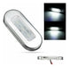 Luz De Cortesia 12v Led Branco Em Inox P/ Barcos E Lanchas 1