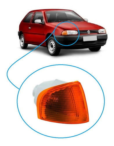 VW Gol 96-99 Saveiro Right Amber Headlight 0