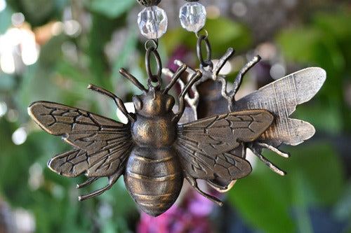 Luciano Dutari 8 Pesas Para Mantel Abeja Metal Bronce Envejecido 6