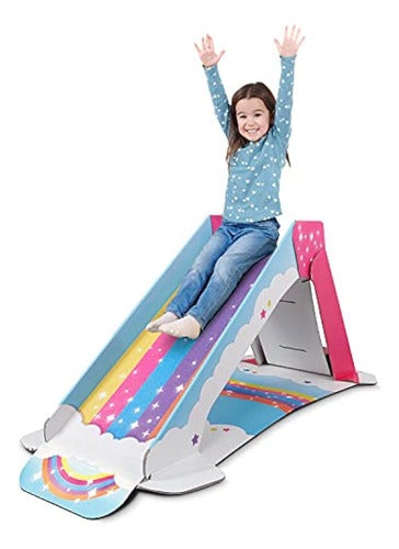 Pop2Play Kids Slide Indoor Playground For Toddlers - StrongFold Technology 0