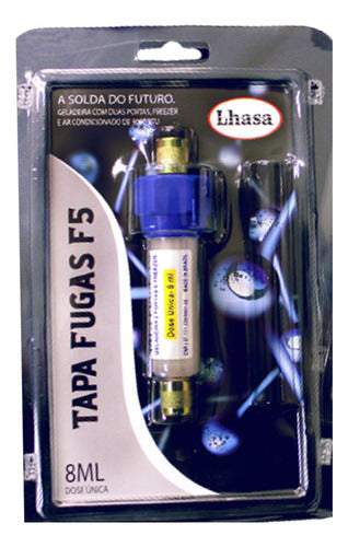 02 Tapa Fugas F5 Ar Cond Dose Unica Mangueira Adaptadora 8ml 1