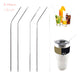 Yeti 4pcs Stainless Steel Drinking Straws + Cleaner for 30oz Rambler 0