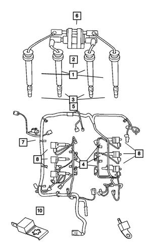 Bapmic Kit 4 Coils Dodge Journey Jeep Compass Patriot 2.0 2.4 1