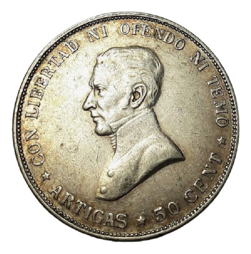 Numismática Gualeguaychú - Uruguay - 50 Centesimos 1917 (ba) - Km 22 (ref 236) 0